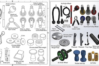 do industrial product design for lifestyle consumer product, gym accessories