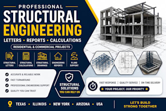structural engineer letter, engineer report in texas illinois, new york, arizona