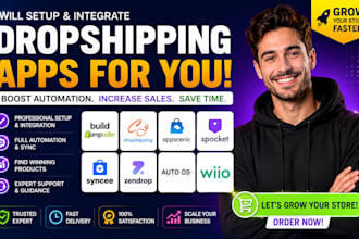 build jumpseller cj dropshipping appscenic spocket  syncee zendrop autods wiio
