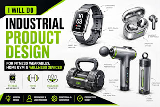 do industrial product design for fitness wearables home gym and wellness devices