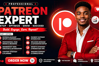 design and promote your patreon membership page