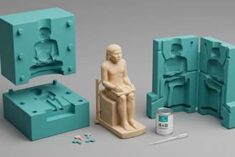 do custom silicone mold baking chocolate resin candle mold for 3d printing