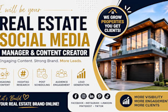 be your real estate social media manager and content creator