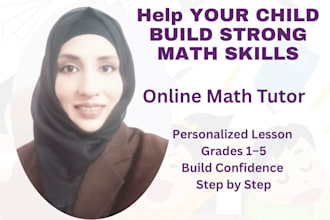 teach elementary primary math to kids step by step