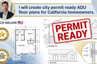 do city permit ready adu floor plans for california homeowners