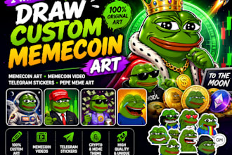 design custom meme coin graphics
