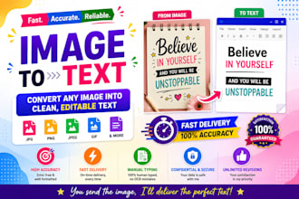 convert image to editable text professionally