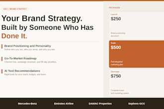 develop a brand strategy and marketing plan for your business
