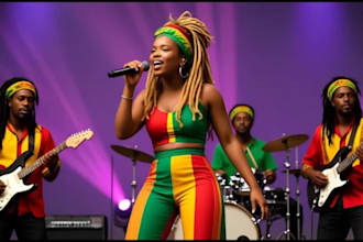 sing a professional reggae chorus and verses using your lyrics