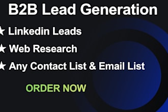 do b2b lead generation,linkedin leads and email list