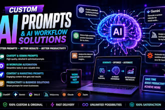 create custom ai prompts and ai workflow solutions