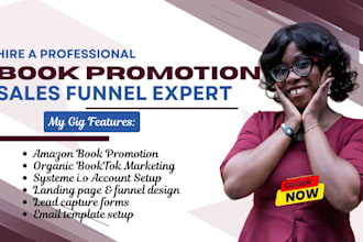 execute viral amazon book promotion and KDP marketing for authors