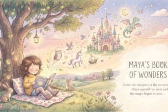 children story book illustration children story children story book illustration