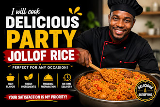 teach you how to cook delicious party jollof rice