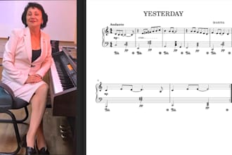 maike professional piano sheet music for any song