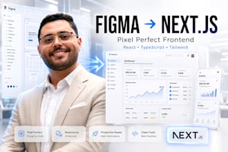 convert figma design to nextjs react website
