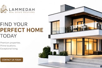 design professional real estate flyer and property ads