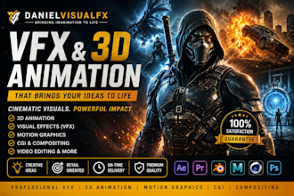 do vfx compositing, rotoscoping, wire removal and screen replacement