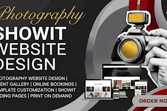 design showit website, showit template, pixieset website, photography website