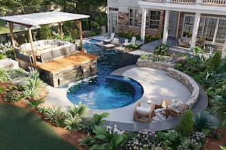 do backyard landscape design site plan native plant