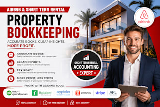 do airbnb bookkeeping and short term rental accounting using buildium, appfolio