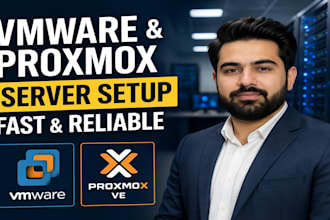 setup proxmox vmware esxi vps cloud AWS gcp hetzner and deploy websites