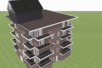 design family home, story building, residential building using homebyme
