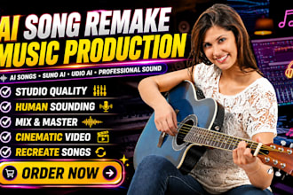 recreate or remake your ai vocals and instrumental into real music