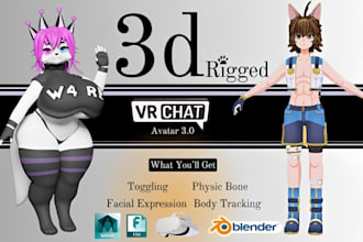 make 3d vrchat avatar, nsfw furry custom avatar, vrchat avatar commission avis