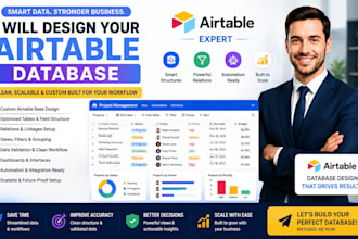 design a custom airtable database for your business