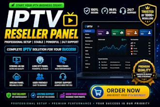 setup reseller panel trex ,strong 8k, dream 4k, lion ott, mega ott