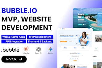 do bubble developer job, build bubble app, bubble io website