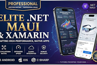 build android ios app using xamarin c sharp dot net maui cross platform mobile