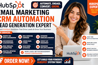 do hubspot email marketing CRM automation lead generation specialist