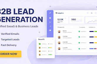 do b2b lead generation email list building with zero bounce saas lead