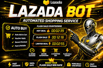 do lazada bot, shopee bot, auto checkout bot, pokemon bot auto purchase bot