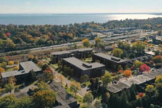 reinvent 3dtownhouse building,lakeside layout,aerial master plan render,d5lounge