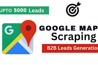 do google maps scraping, prospect email list,b2b lead generation