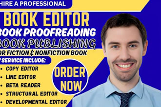 proofread, structural edit memoir, fantasy fiction or nonfiction book editor