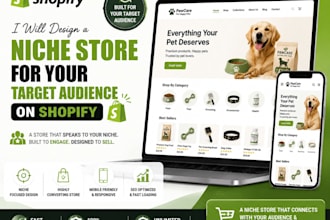 design a niche store for your target audience on shopify
