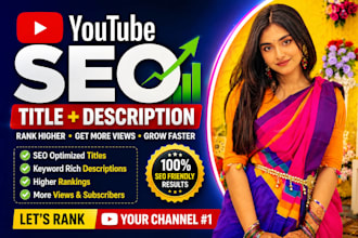 handle your youtube SEO and scriptwriting