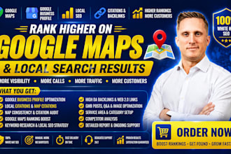 boost google my business, gmb ranking with local SEO and maps citations