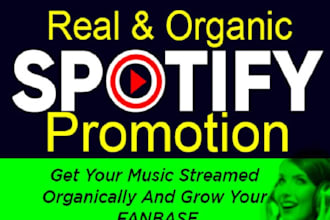 do organic music promotion, spotify music track promotion, spotify