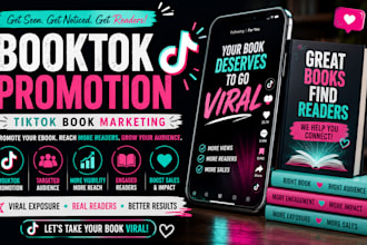 do booktok promotion, ebook marketing and tiktok book promotion