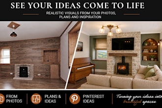 create realistic home renovation visualisations