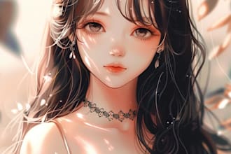 do a anime character