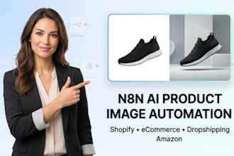 build n8n ai  product image generation for shopify and ecommerce stores