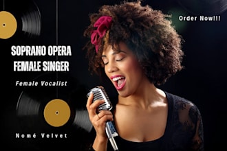 record choral vocals, soprano, opera and tenor, female singer, choir songwriter