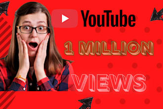 shoutout youtube video SEO  promotion to over I million  views