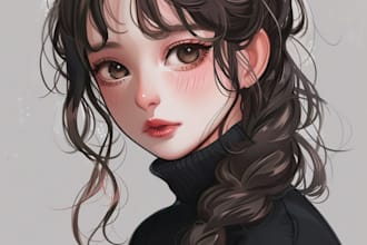 do a anime character
